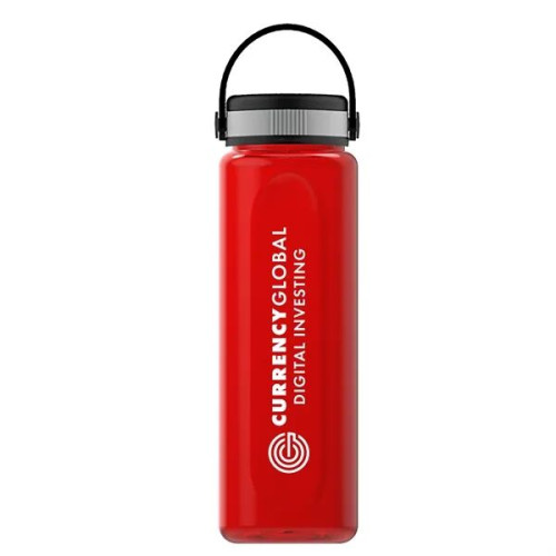Garyline® Boss Embossed RPET Bottle with Grip Lid - 26 oz.