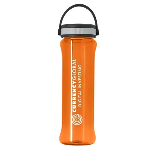 Garyline® Boss Embossed RPET Bottle with Grip Lid - 26 oz.