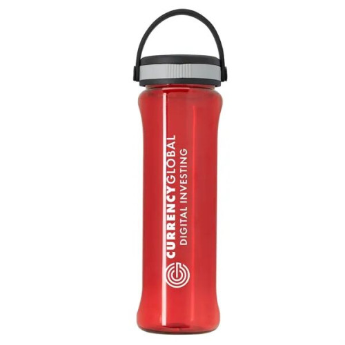 Garyline® Boss Embossed RPET Bottle with Grip Lid - 26 oz.