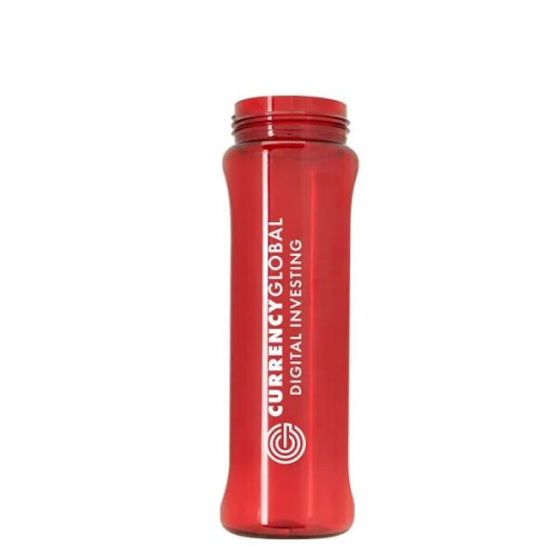 Garyline® Boss Embossed RPET Bottle with Grip Lid - 26 oz.