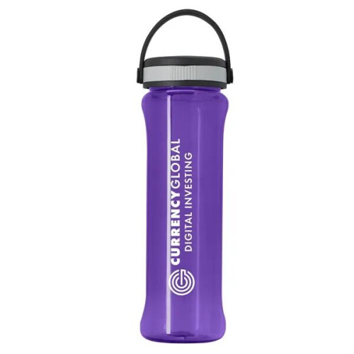 Garyline® Boss Embossed RPET Bottle with Grip Lid - 26 oz.