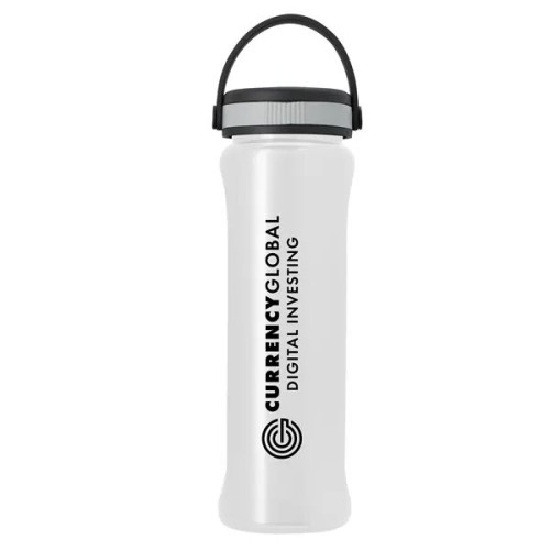Garyline® Boss Embossed RPET Bottle with Grip Lid - 26 oz.