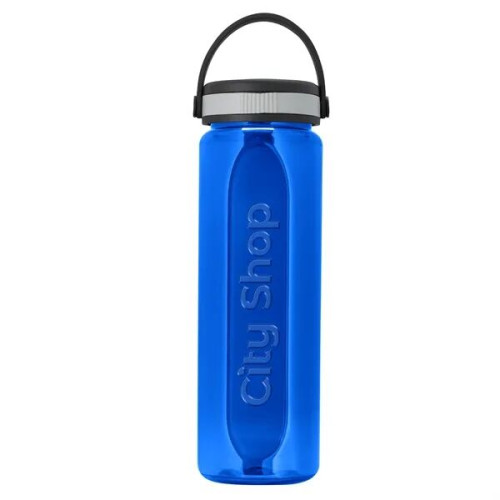 Garyline® Boss Embossed RPET Bottle with Grip Lid - 26 oz.