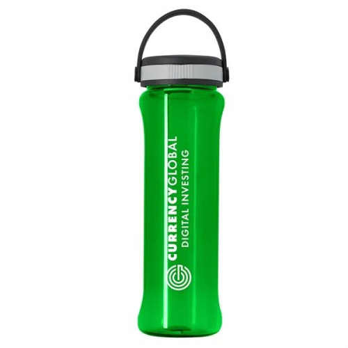 Garyline® Boss Embossed RPET Bottle with Grip Lid - 26 oz.
