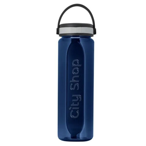 Garyline® Boss Embossed RPET Bottle with Grip Lid - 26 oz.