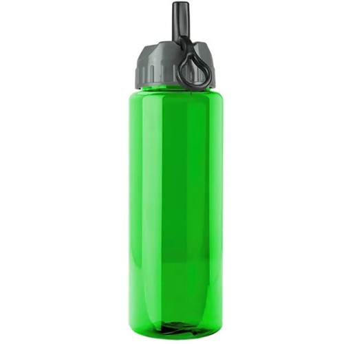Garyline® Guzzler Bottle with Ring-Straw Lid - 32 oz.