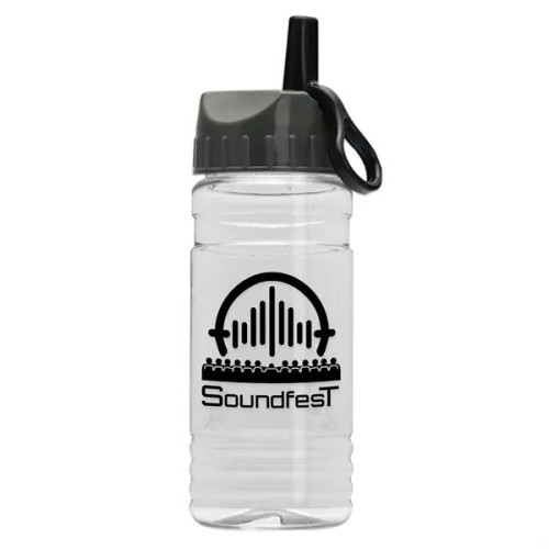 Garyline® Groove Tritan® Bottle with Ring-Straw Lid - 20 oz.