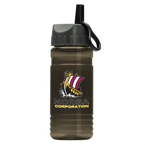Garyline® Groove Tritan® Bottle with Ring-Straw Lid - 20 oz.