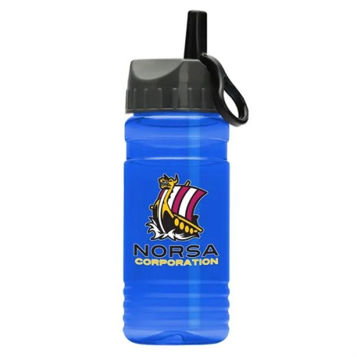 Garyline® Groove Tritan® Bottle with Ring-Straw Lid - 20 oz.