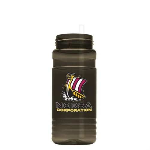 Garyline® Groove Tritan® Bottle with Ring-Straw Lid - 20 oz.