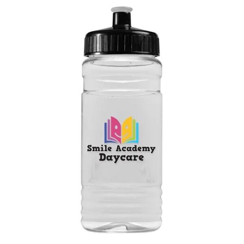 Garyline® Clear Bottle with Push-Pull Lid - 20 oz.