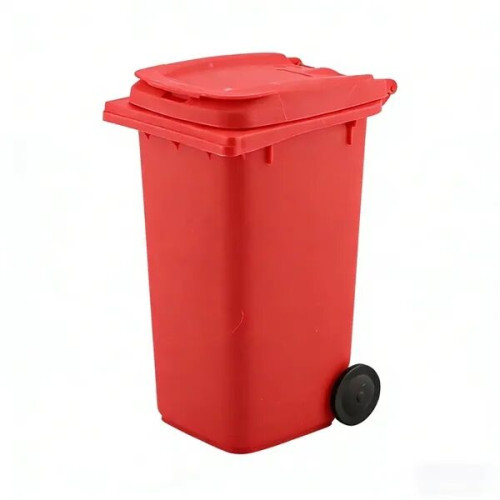 Mini Desktop Trash Bin With Pencil Holder