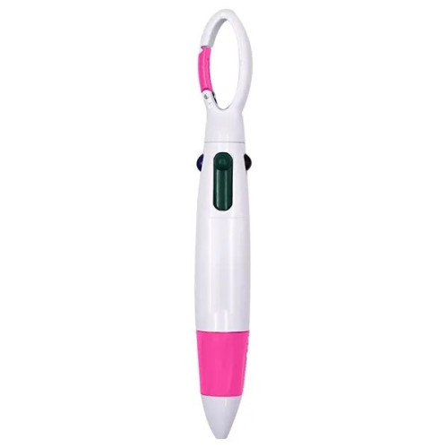 Multicolor 4-In-1 Ballpoint Pen With Clip