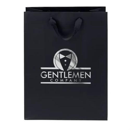 Mary™- Ribbon-Handle Matte Eurotote - Foil Print