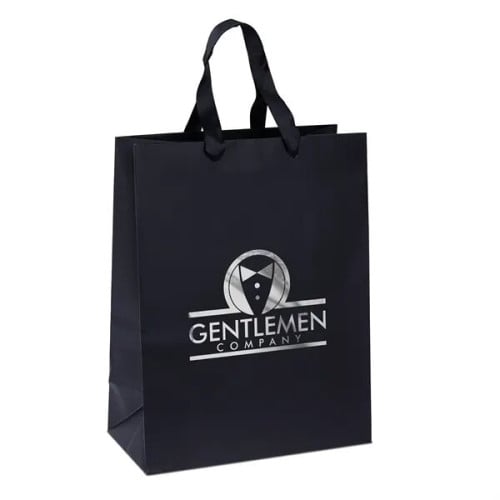 Mary™- Ribbon-Handle Matte Eurotote - Foil Print