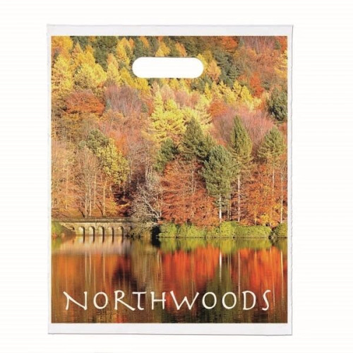 12W x 15H Digital Full-Color Die Cut Bag