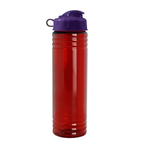 Garyline® Slim Fit RPET Bottle with Flip Lid - 24 oz.