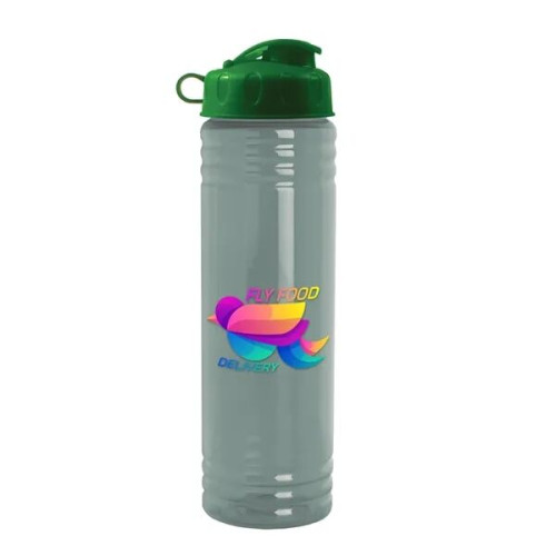 Garyline® Slim Fit RPET Bottle with Flip Lid - 24 oz.