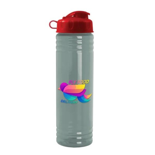 Garyline® Slim Fit RPET Bottle with Flip Lid - 24 oz.