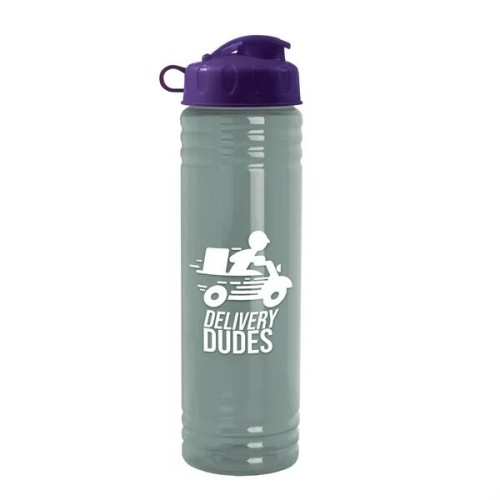 Garyline® Slim Fit RPET Bottle with Flip Lid - 24 oz.