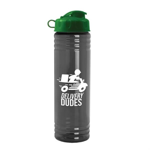 Garyline® Slim Fit RPET Bottle with Flip Lid - 24 oz.