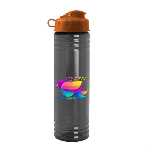 Garyline® Slim Fit RPET Bottle with Flip Lid - 24 oz.