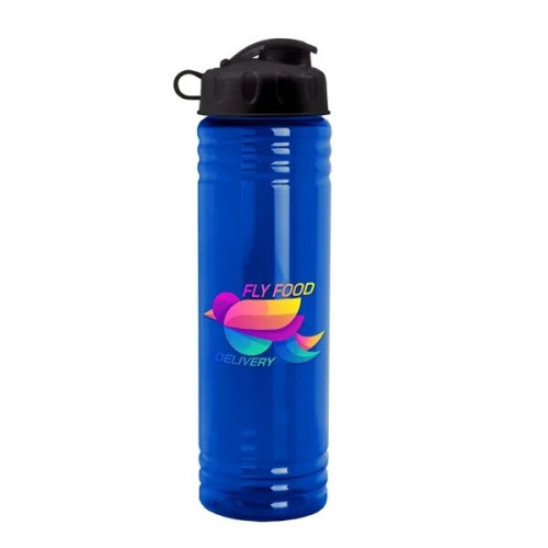 Garyline® Slim Fit RPET Bottle with Flip Lid - 24 oz.