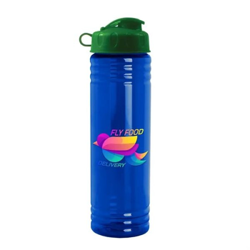 Garyline® Slim Fit RPET Bottle with Flip Lid - 24 oz.