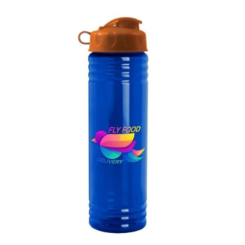 Garyline® Slim Fit RPET Bottle with Flip Lid - 24 oz.