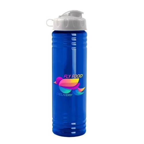 Garyline® Slim Fit RPET Bottle with Flip Lid - 24 oz.