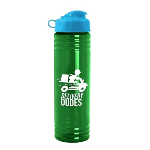 Garyline® Slim Fit RPET Bottle with Flip Lid - 24 oz.