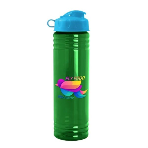 Garyline® Slim Fit RPET Bottle with Flip Lid - 24 oz.