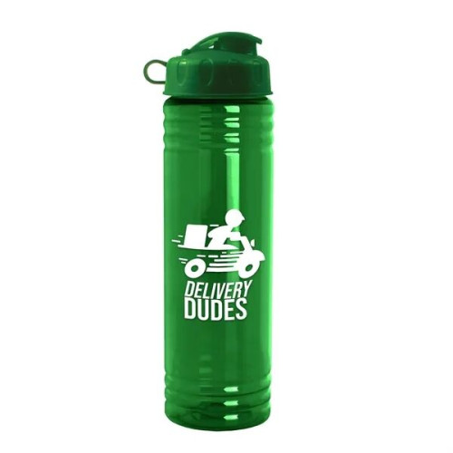 Garyline® Slim Fit RPET Bottle with Flip Lid - 24 oz.
