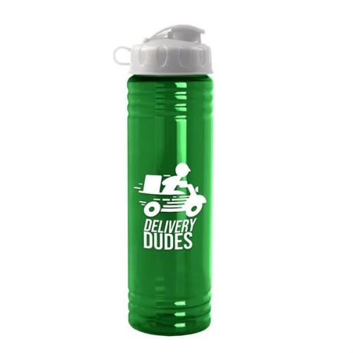 Garyline® Slim Fit RPET Bottle with Flip Lid - 24 oz.