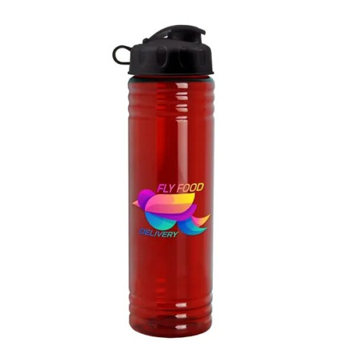 Garyline® Slim Fit RPET Bottle with Flip Lid - 24 oz.