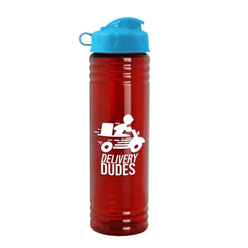 Garyline® Slim Fit RPET Bottle with Flip Lid - 24 oz.