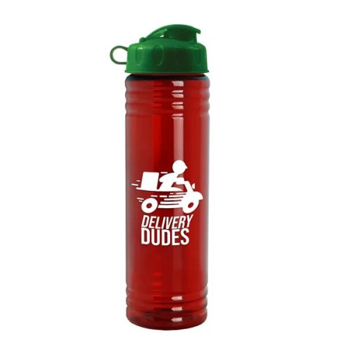 Garyline® Slim Fit RPET Bottle with Flip Lid - 24 oz.