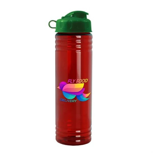 Garyline® Slim Fit RPET Bottle with Flip Lid - 24 oz.