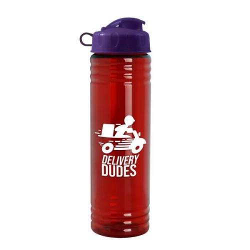 Garyline® Slim Fit RPET Bottle with Flip Lid - 24 oz.