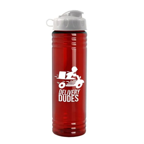 Garyline® Slim Fit RPET Bottle with Flip Lid - 24 oz.