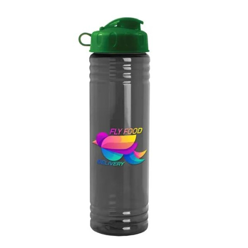 Garyline® Slim Fit RPET Bottle with Flip Lid - 24 oz.