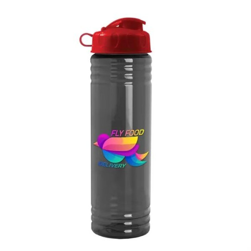 Garyline® Slim Fit RPET Bottle with Flip Lid - 24 oz.