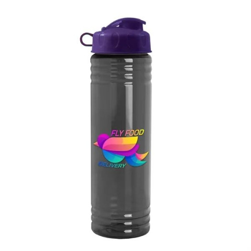 Garyline® Slim Fit RPET Bottle with Flip Lid - 24 oz.