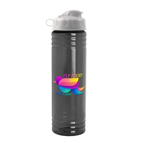 Garyline® Slim Fit RPET Bottle with Flip Lid - 24 oz.