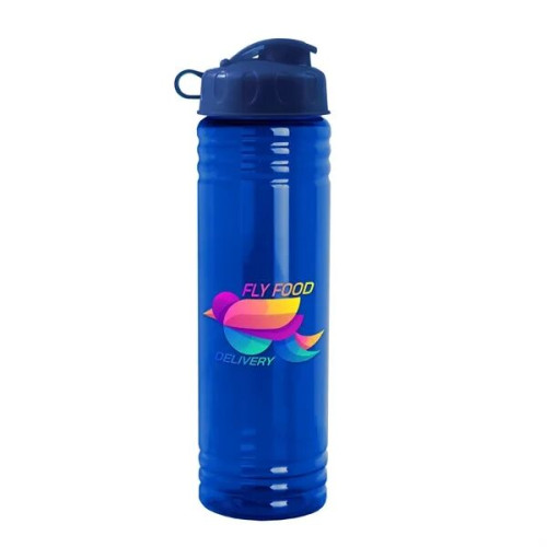 Garyline® Slim Fit RPET Bottle with Flip Lid - 24 oz.