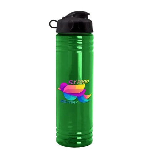 Garyline® Slim Fit RPET Bottle with Flip Lid - 24 oz.