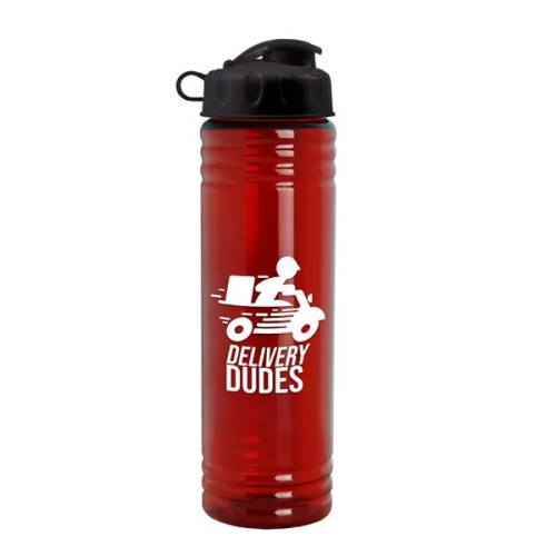 Garyline® Slim Fit RPET Bottle with Flip Lid - 24 oz.