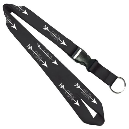 0.75" Lanyard with Detachable Buckle Release