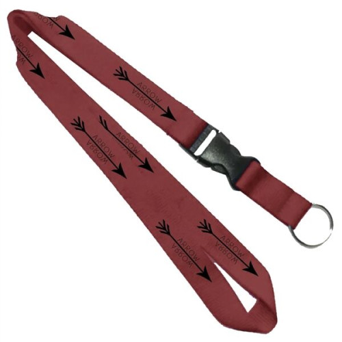 0.75" Lanyard with Detachable Buckle Release