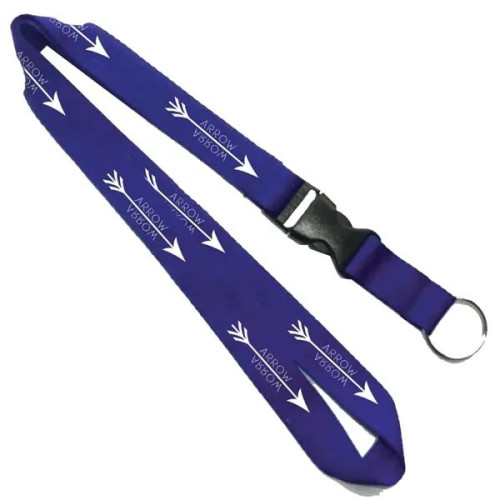 0.75" Lanyard with Detachable Buckle Release
